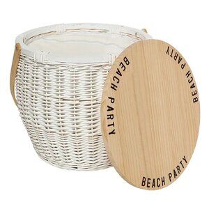 NWT Santa Barbara Design Studio Face To Face Picnic Basket/Cooler